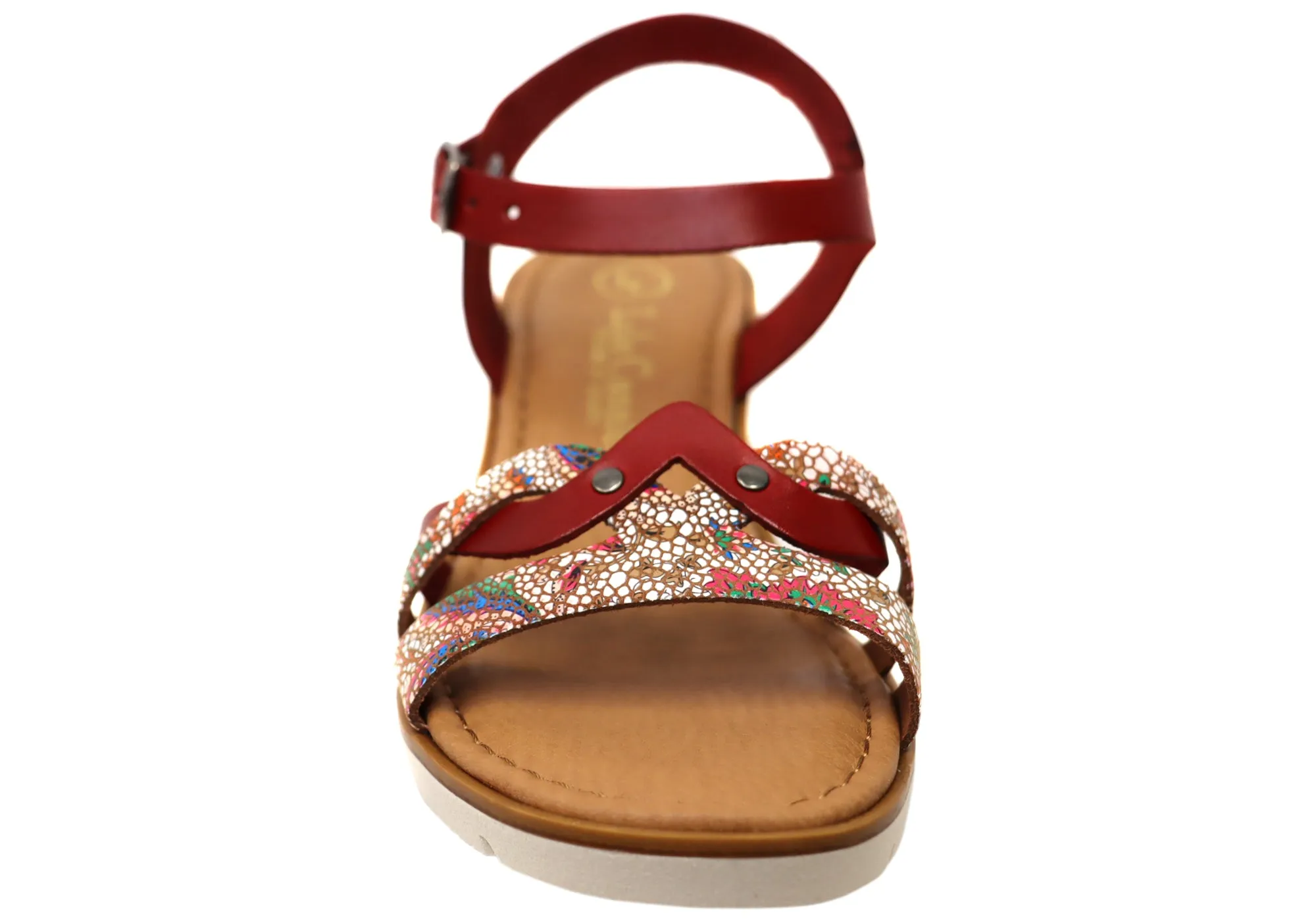 Lola Canales Lane Damen Bequeme Ledersandalen Hergestellt in Spanien Lola Canales Schuhe