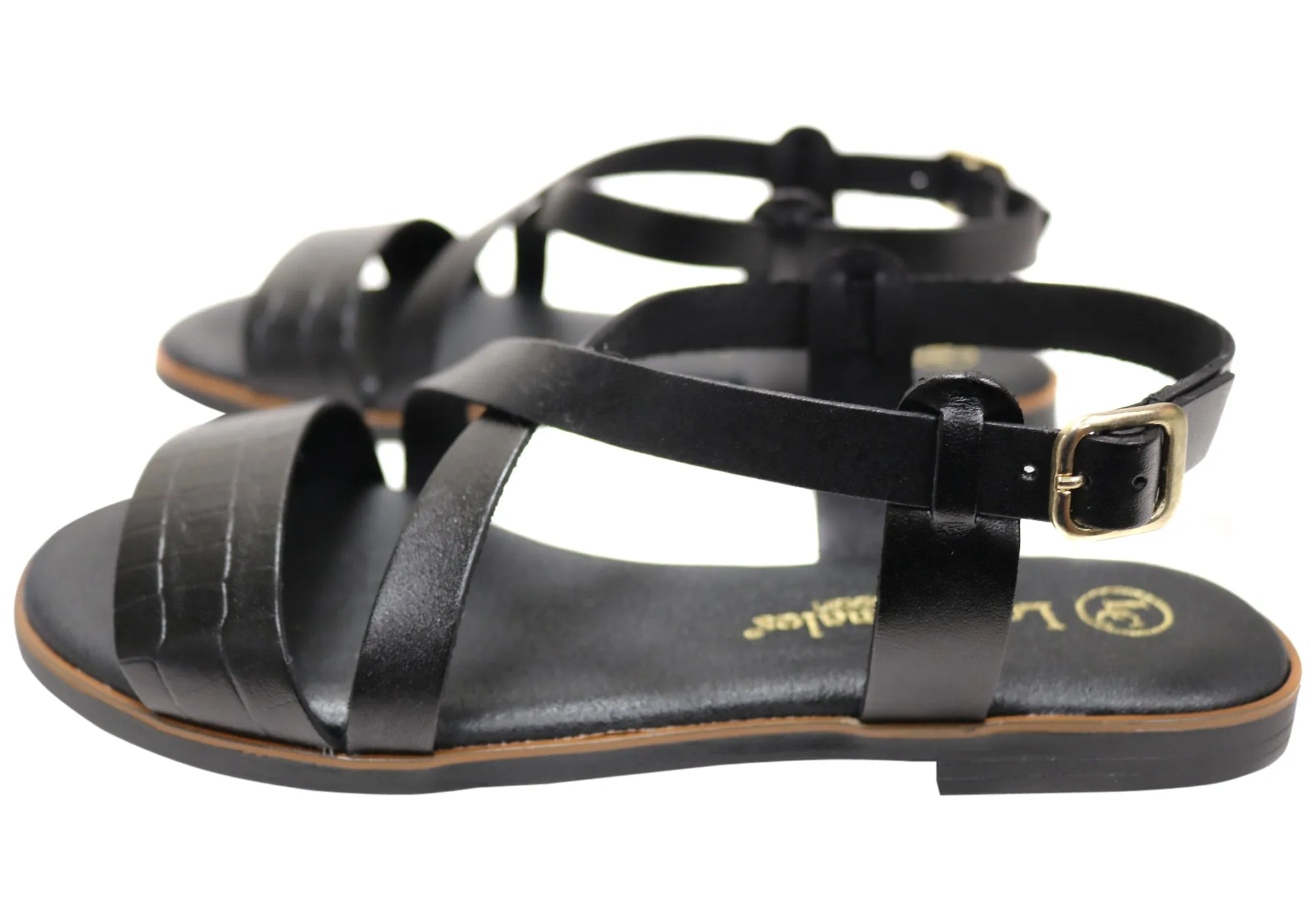 Lola Canales Mistee Damen Bequeme Ledersandalen Hergestellt in Spanien Lola Canales Schuhe