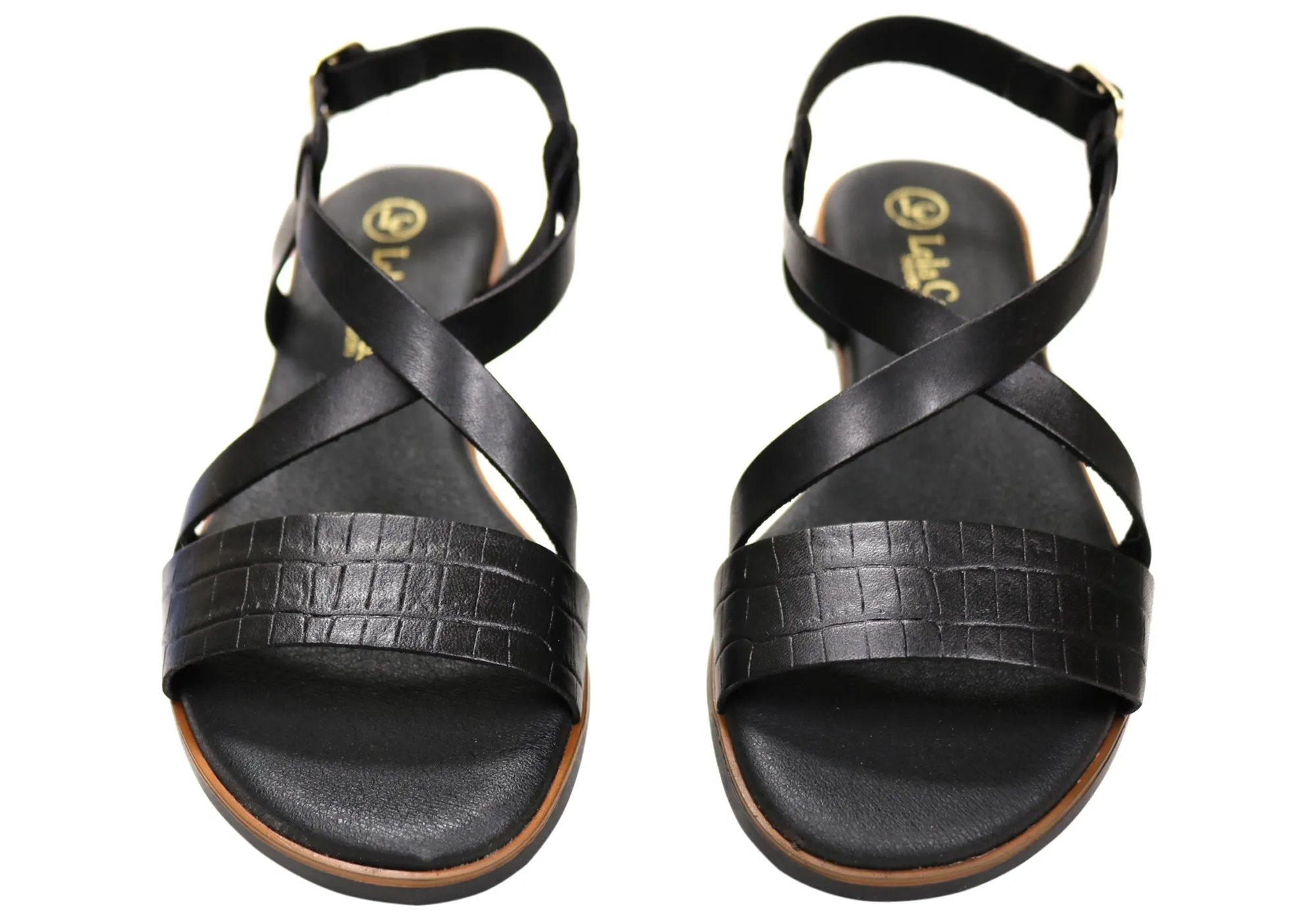 Lola Canales Mistee Damen Bequeme Ledersandalen Hergestellt in Spanien Lola Canales Schuhe