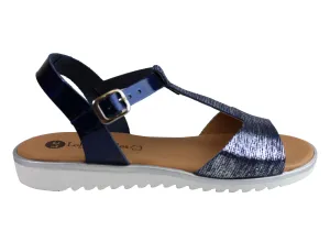 Lola Canales Ola Damen Bequeme Flache Ledersandalen Hergestellt In Spanien Lola Canales Schuhe