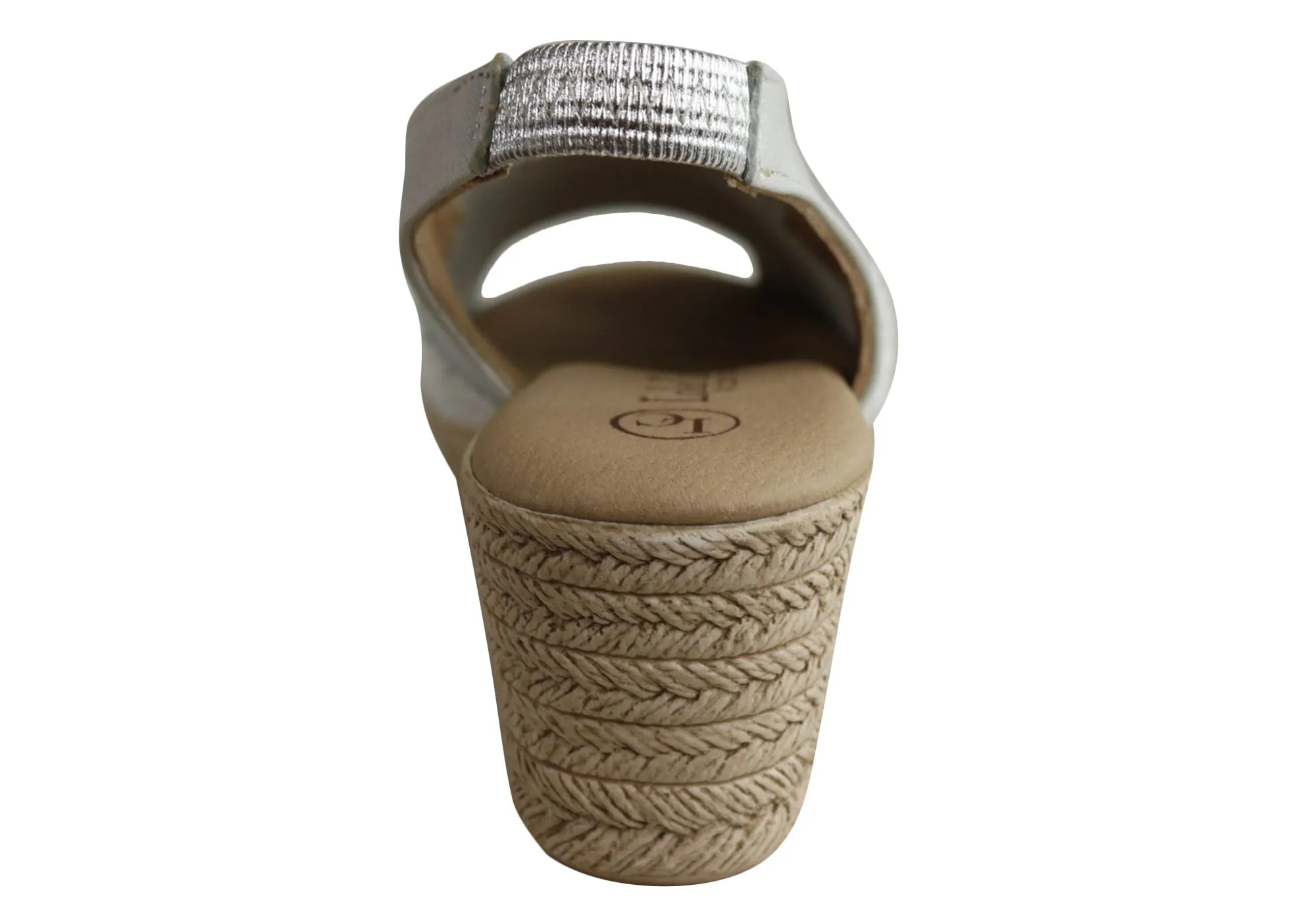Lola Canales Damen Komfort Keilabsatz Sandalen Aus Leder Hergestellt In Spanien Lola Canales Schuhe