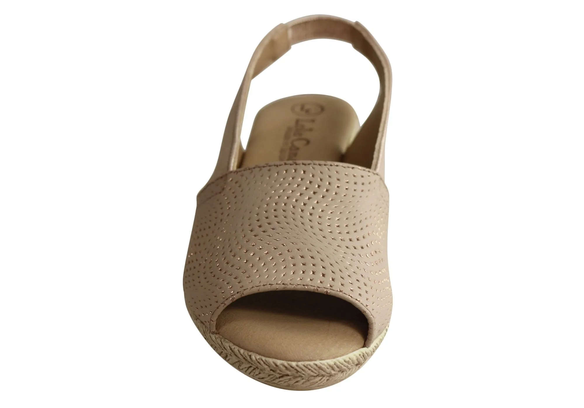 Lola Canales Damen Komfort Keilabsatz Sandalen Aus Leder Hergestellt In Spanien Lola Canales Schuhe
