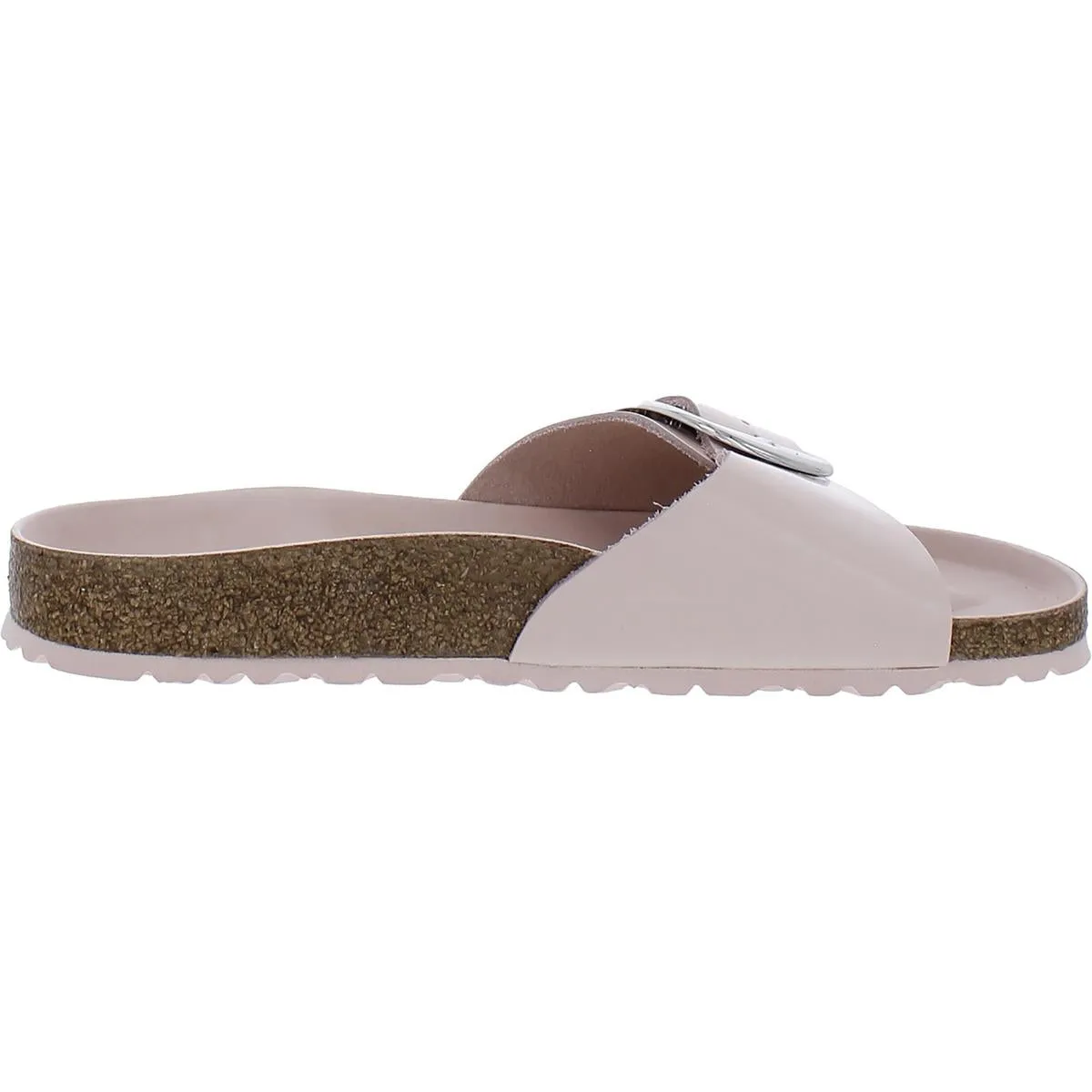 Madrid Big Buckele Damen Lackleder Slip-On Sandalen