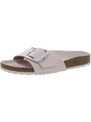 Madrid Big Buckele Damen Lackleder Slip-On Sandalen