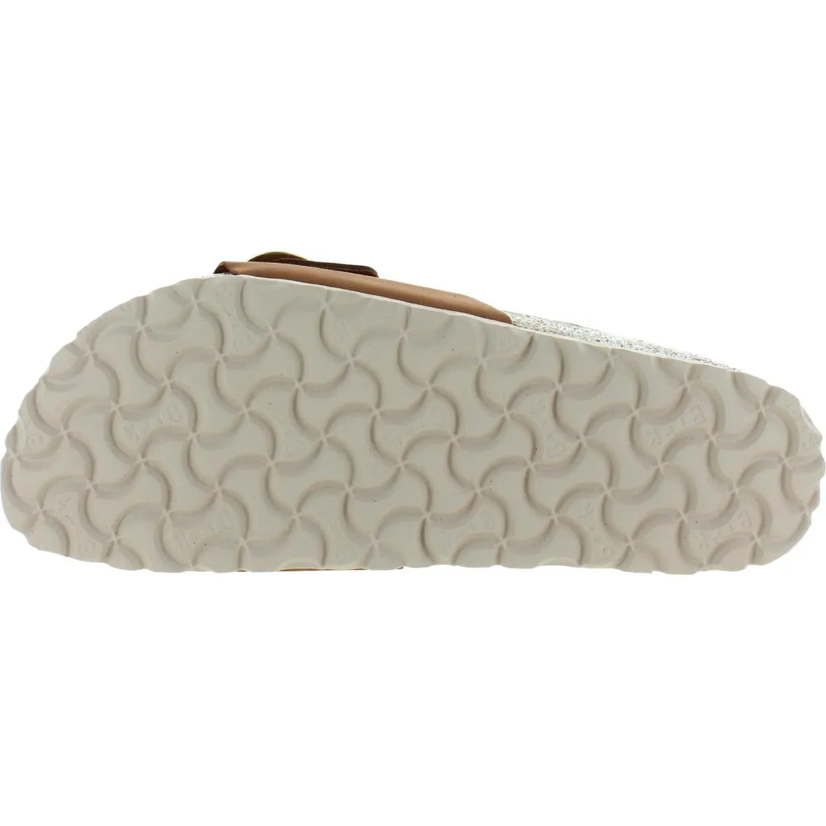 Madrid Big Buckle Damen Nubuck Schlupf-Sandalen mit Fußbett