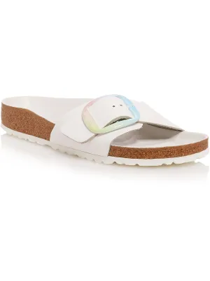 Madrid Big Buckle Damen Slides Fußbetonte Sandalen Plateausandalen