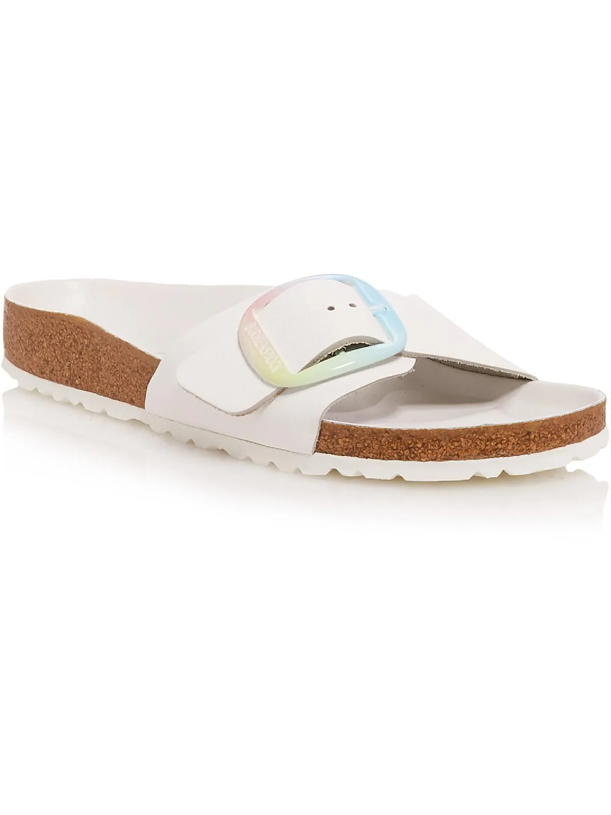 Madrid Big Buckle Damen Slides Fußbetonte Sandalen Plateausandalen