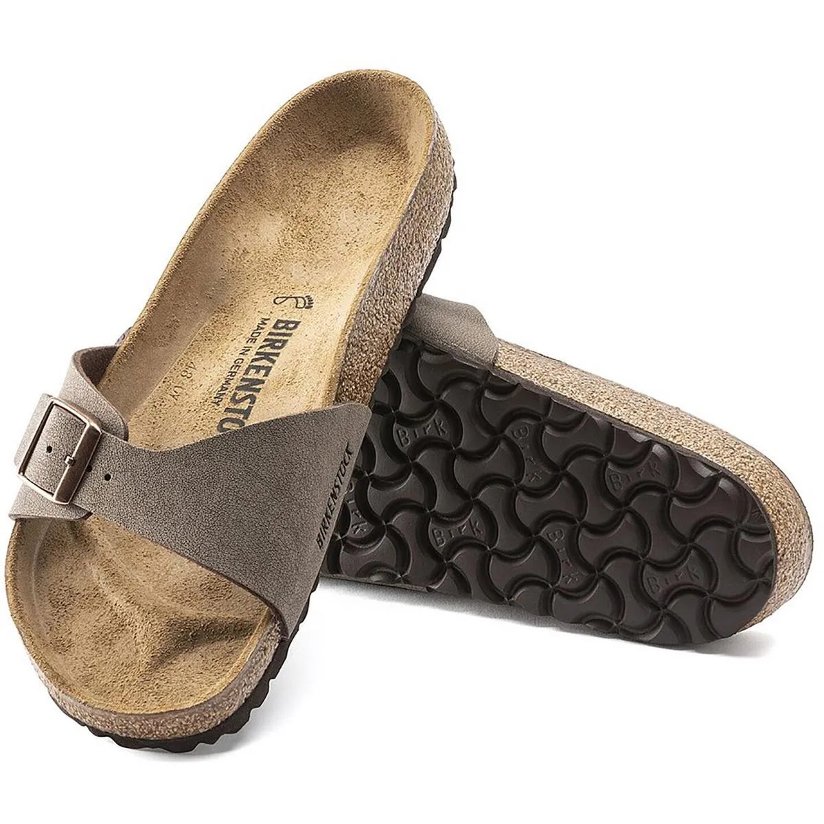 Madrid BS Damen Birko-Flor Schlupf-Sandalen mit Fußbett