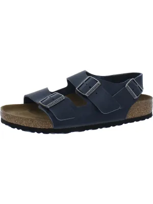 Mailano BS Damen Lederfußbett Riemchensandalen