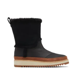 Makenna Black Kunstpelz-Stiefel