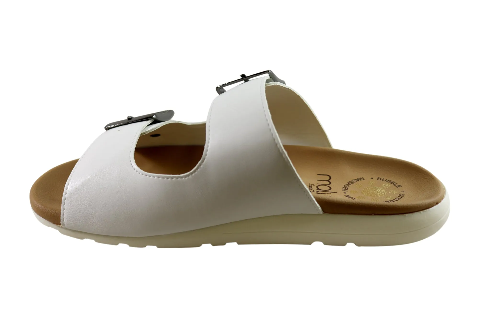Malu Supercomfort Deim Damen Komfort Slides Sandalen Hergestellt in Brasilien Malu Supercomfort Schuhe