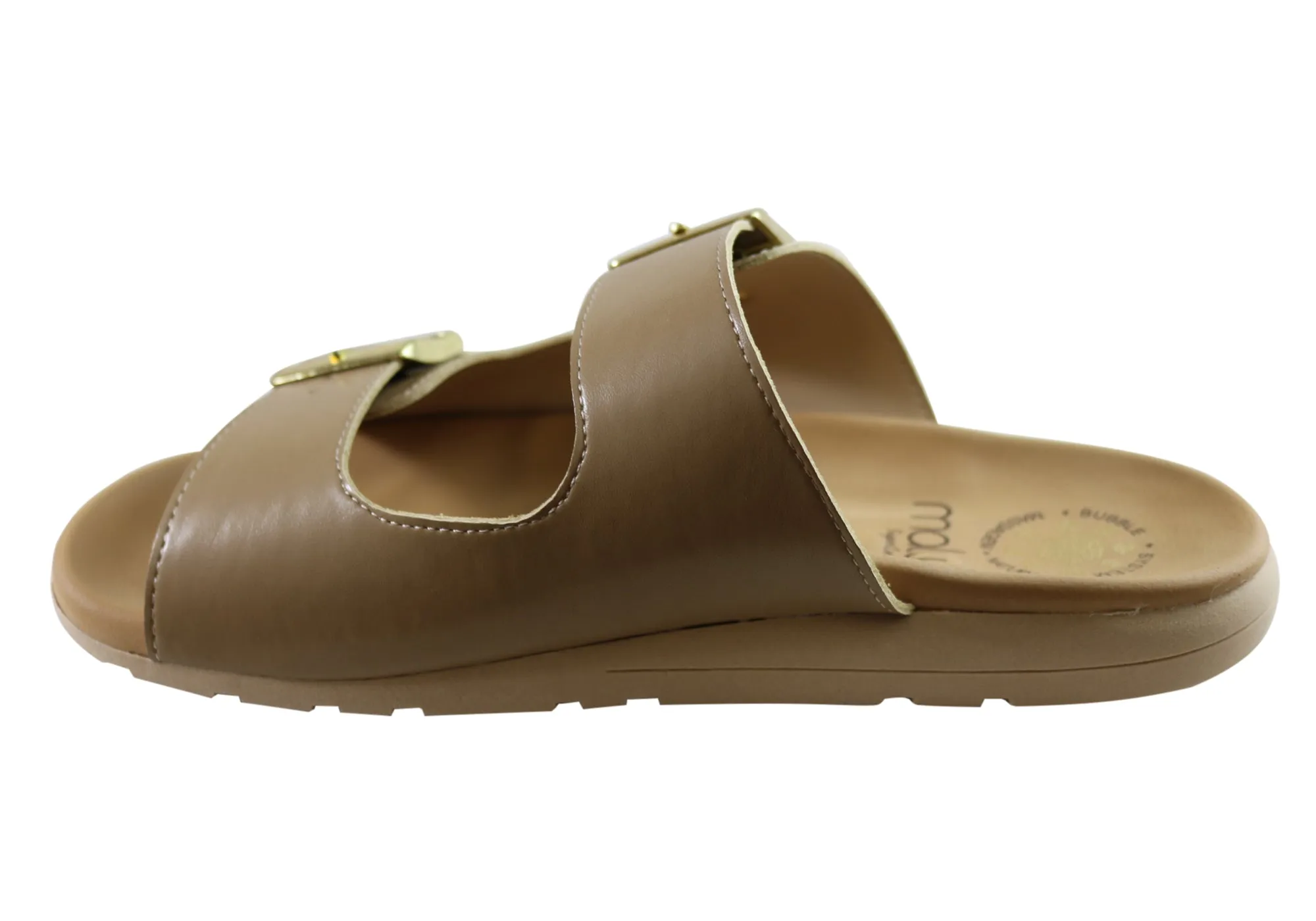 Malu Supercomfort Deim Damen Komfort Slides Sandalen Hergestellt in Brasilien Malu Supercomfort Schuhe