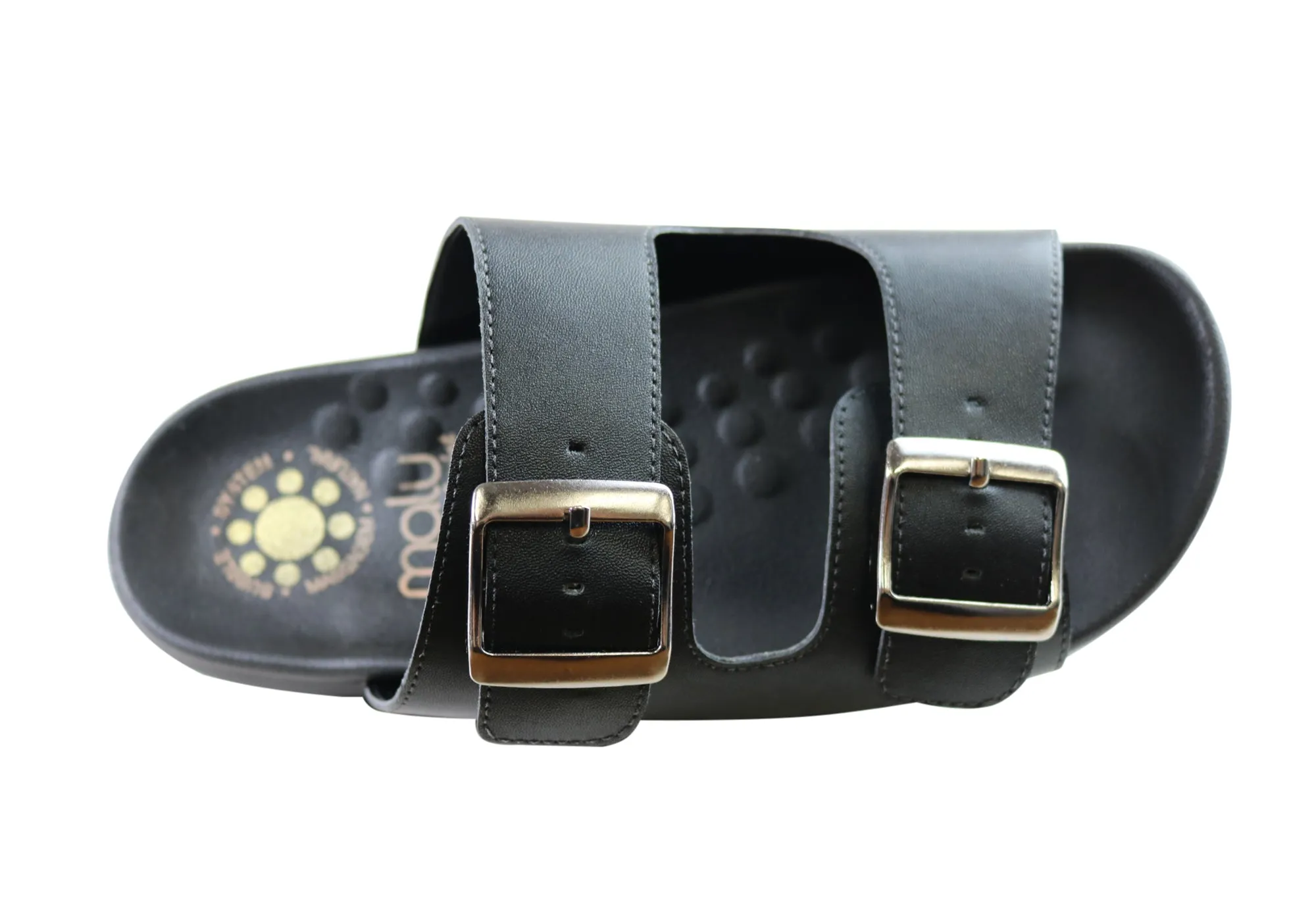 Malu Supercomfort Deim Damen Komfort Slides Sandalen Hergestellt in Brasilien Malu Supercomfort Schuhe