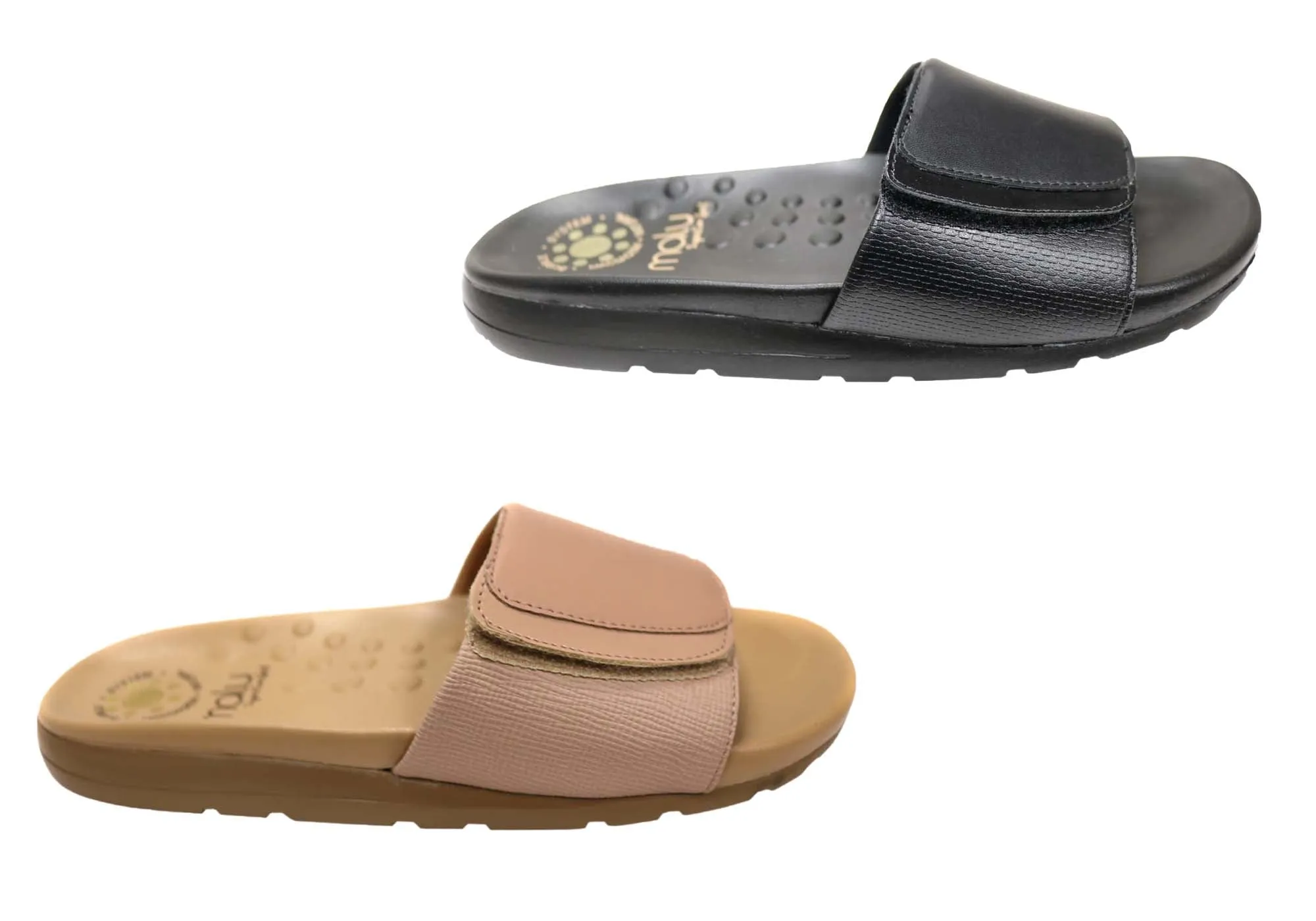 Malu Supercomfort Vessi Damen Komfort Slides Sandalen Hergestellt in Brasilien Malu Supercomfort Schuhe