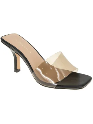 Maxari Damen Schlupfer mit quadratischer Spitze Slides Sandalen ecco Schuhe