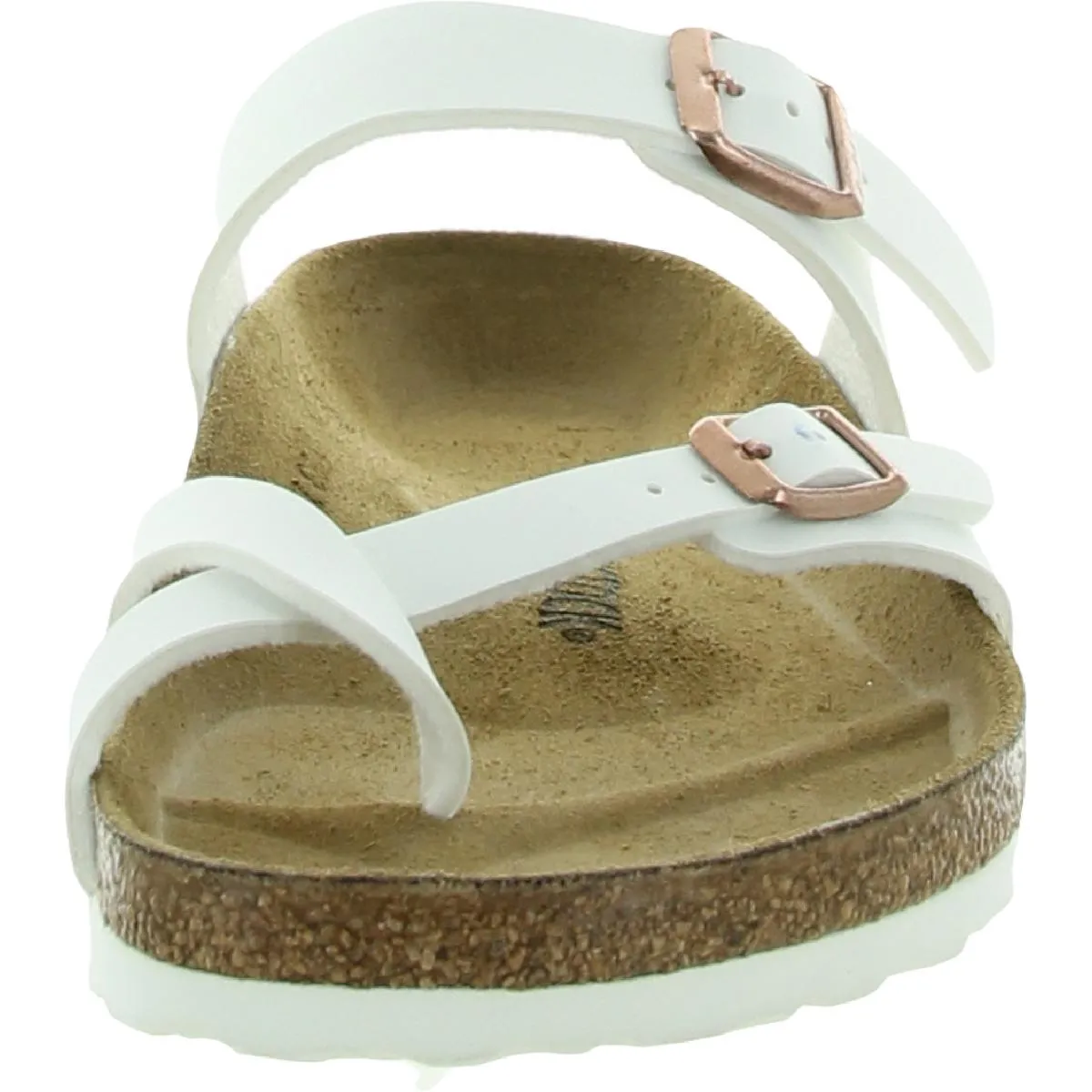 Mayari Damen Leder Schlupf-Sandalen mit Fußbett