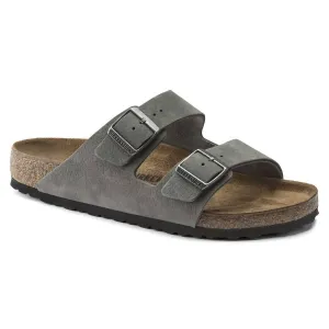 Herren Arizona Nubuck Sandalen in Wüstenbuckel Walgrau