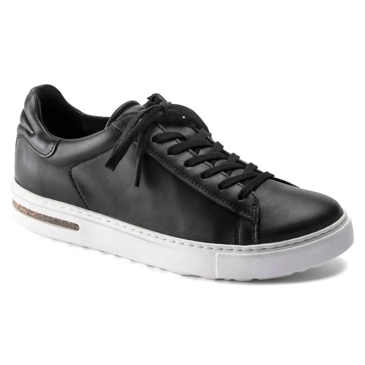Herren Bend Low Leder-Sneakers in Schwarz