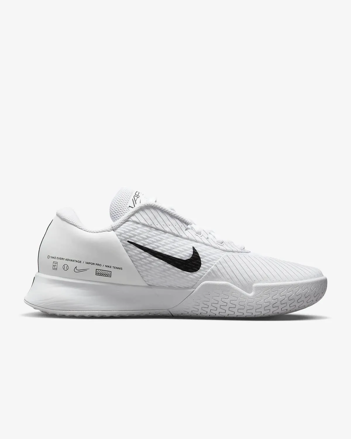 Herren Court Air Zoom Vapor Pro 2 Sneaker in Weiß ecco Schuhe