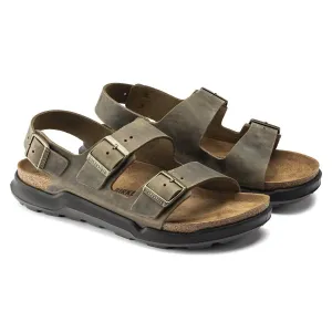 Herren Milano Crosstown Sandale in Khaki Ölleder