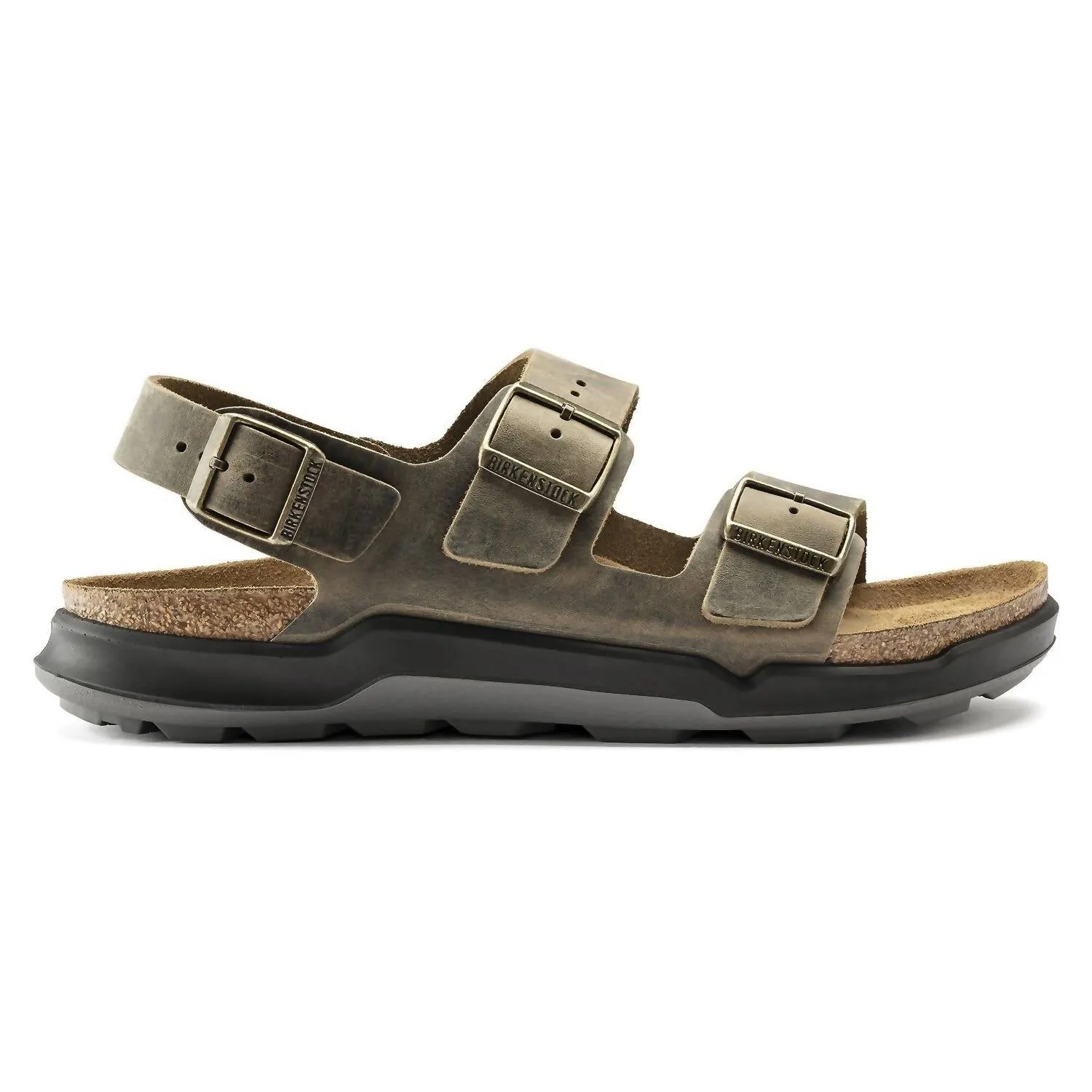 Herren Milano Crosstown Sandale in Khaki Ölleder