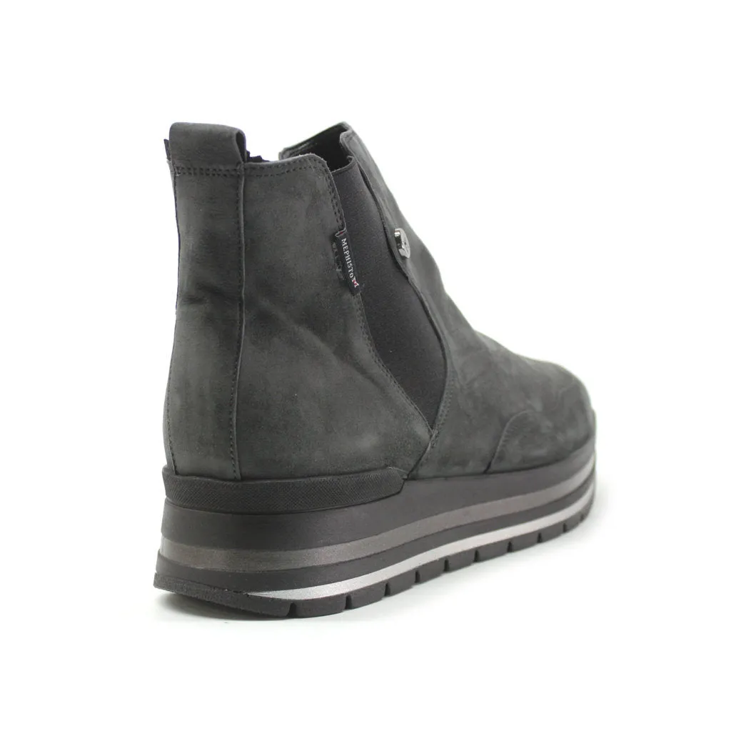 Mephisto Paulina Velvet Leder Damen Stiefel