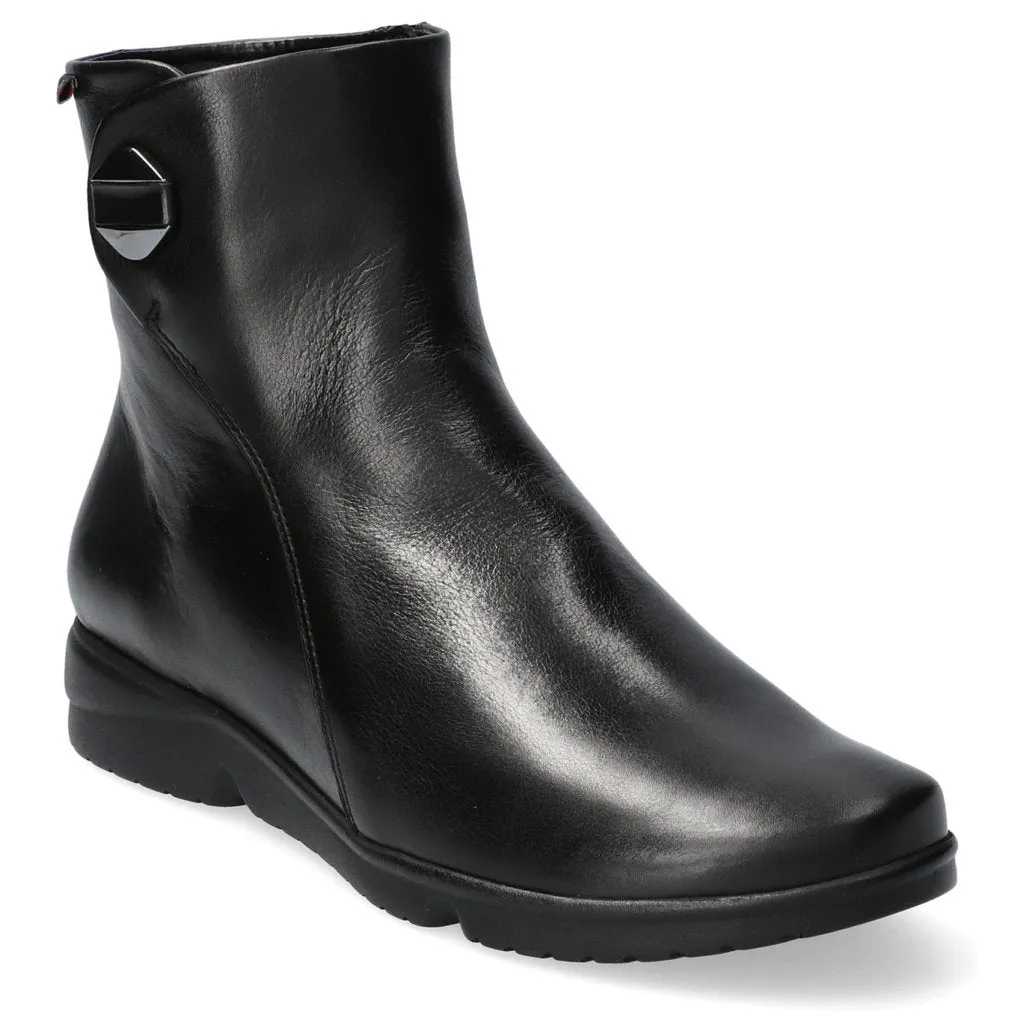 Mephisto Raine Glattes Vollnarbenleder Damen Knöchelstiefel