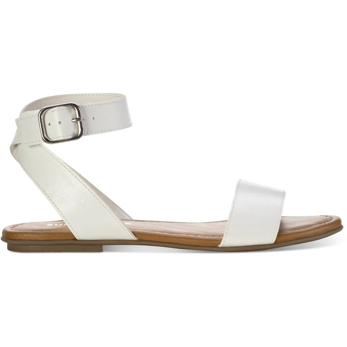 Miiah Damen Kunstleder Knöchelriemen Flache Sandalen Ecco Schuhe