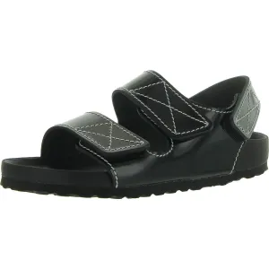 Milano PS Damen Leder Flache Riemchensandalen