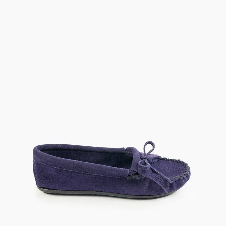 Minnetonka Damen 409T Kilty Navy Wildleder