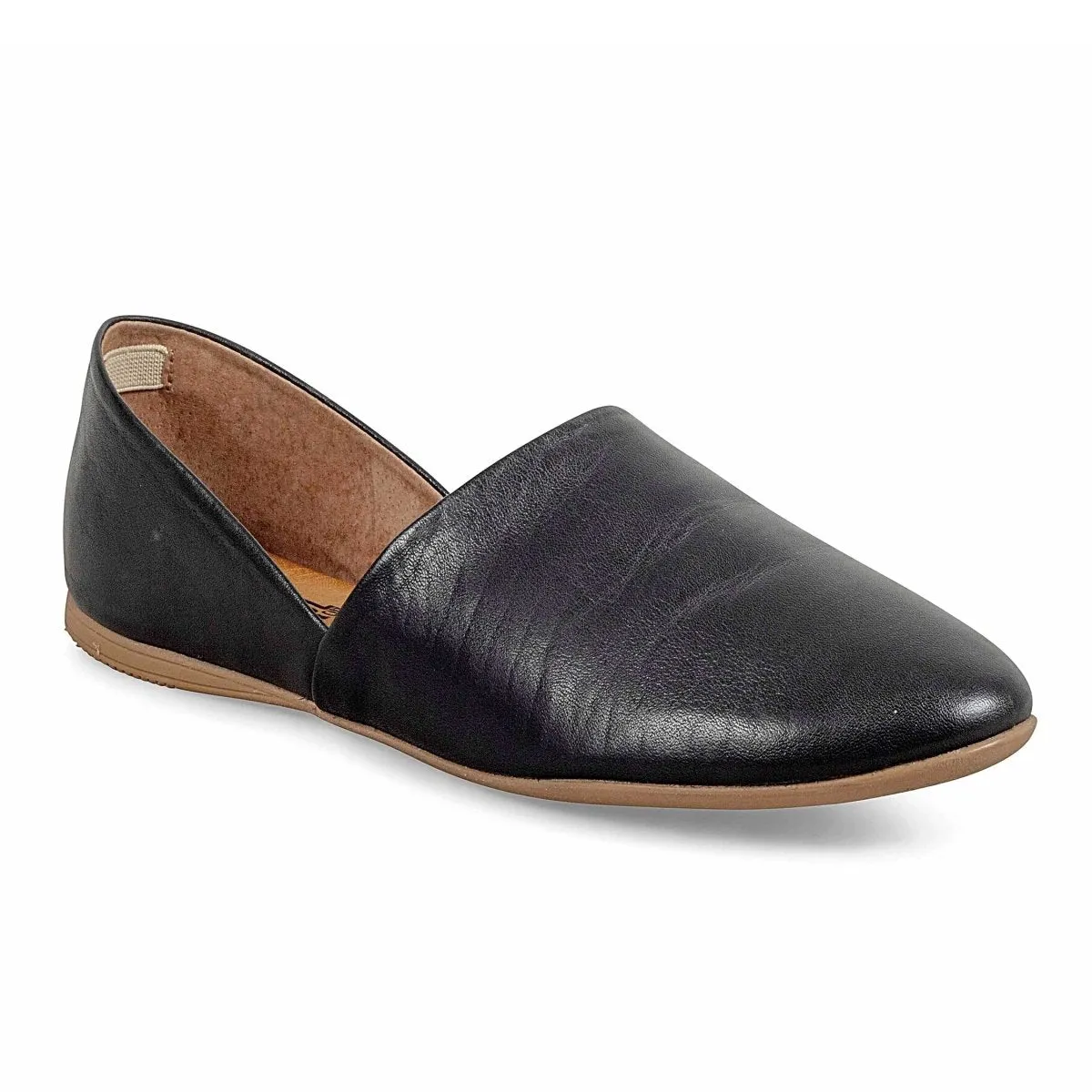 Miz Mooz Damen Kimmy Leder in Schwarz