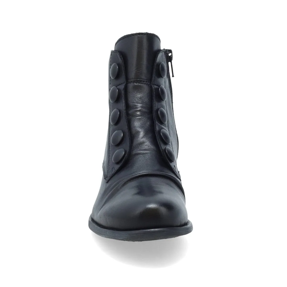 Miz Mooz Damen Louise Schwarz Leder