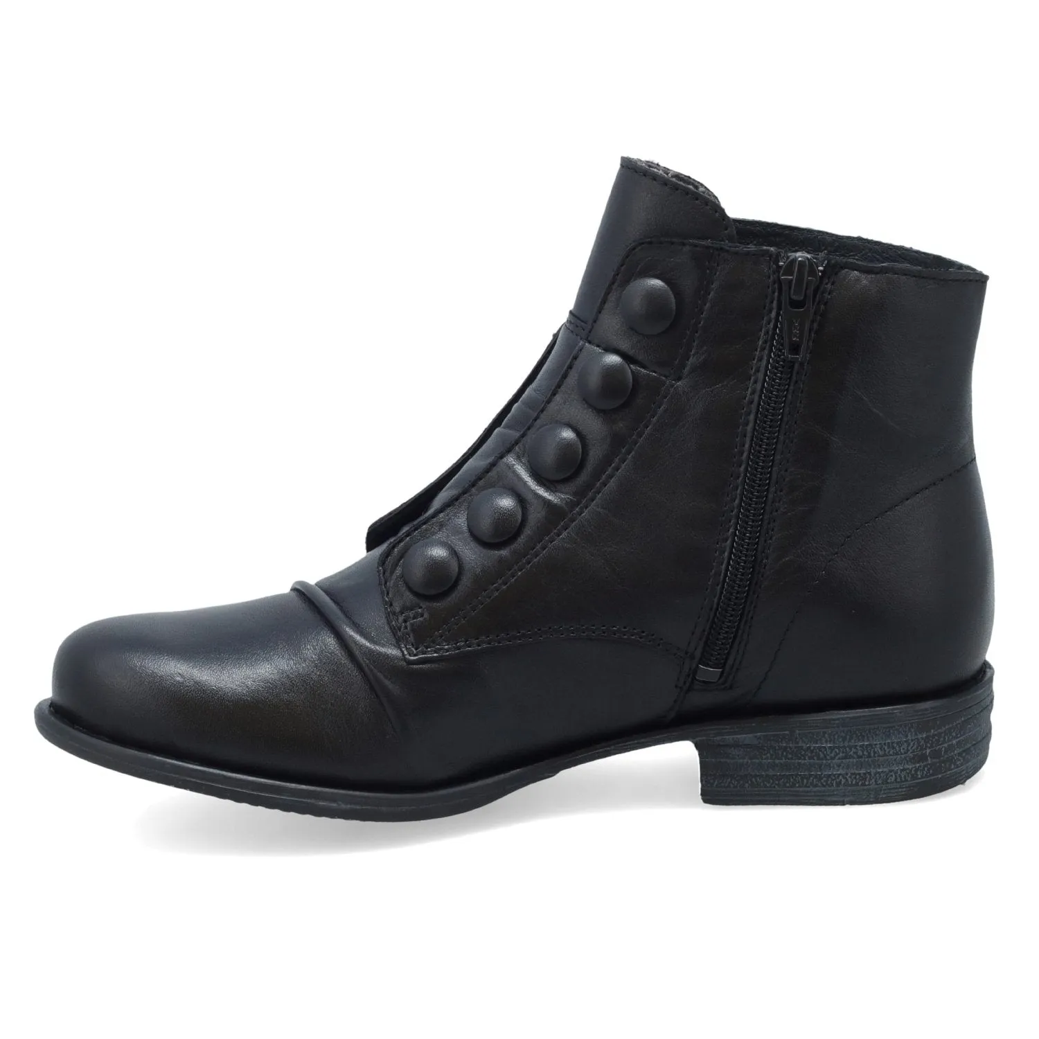 Miz Mooz Damen Louise Schwarz Leder