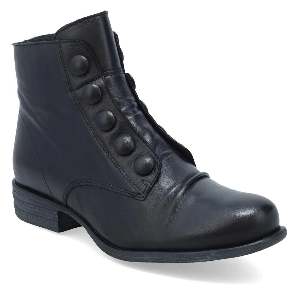 Miz Mooz Damen Louise Schwarz Leder