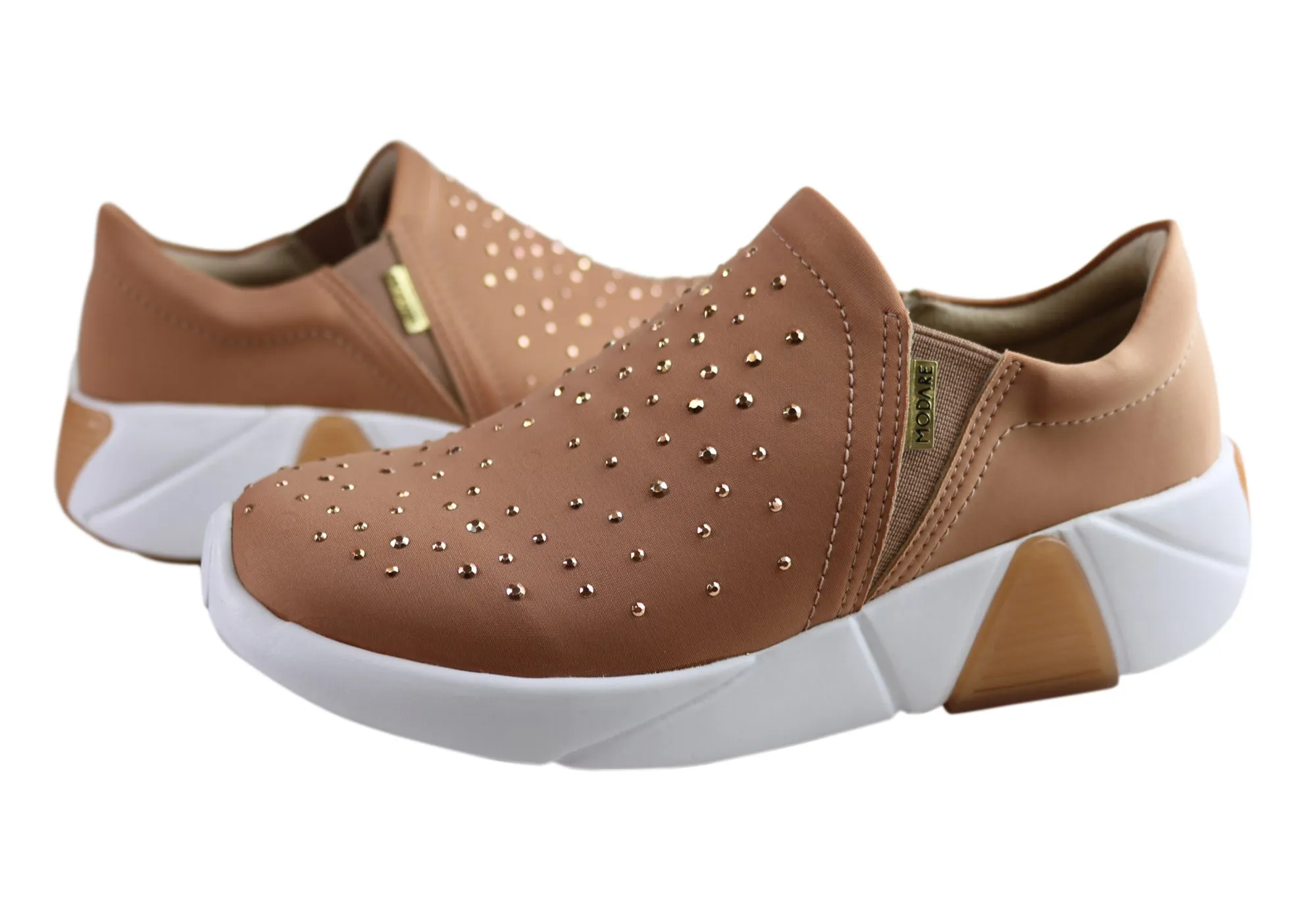 Modare Ultraconforto Dazzle Damen Bequemschuhe für den Casual-Stil, hergestellt in Brasilien von Modare Shoes