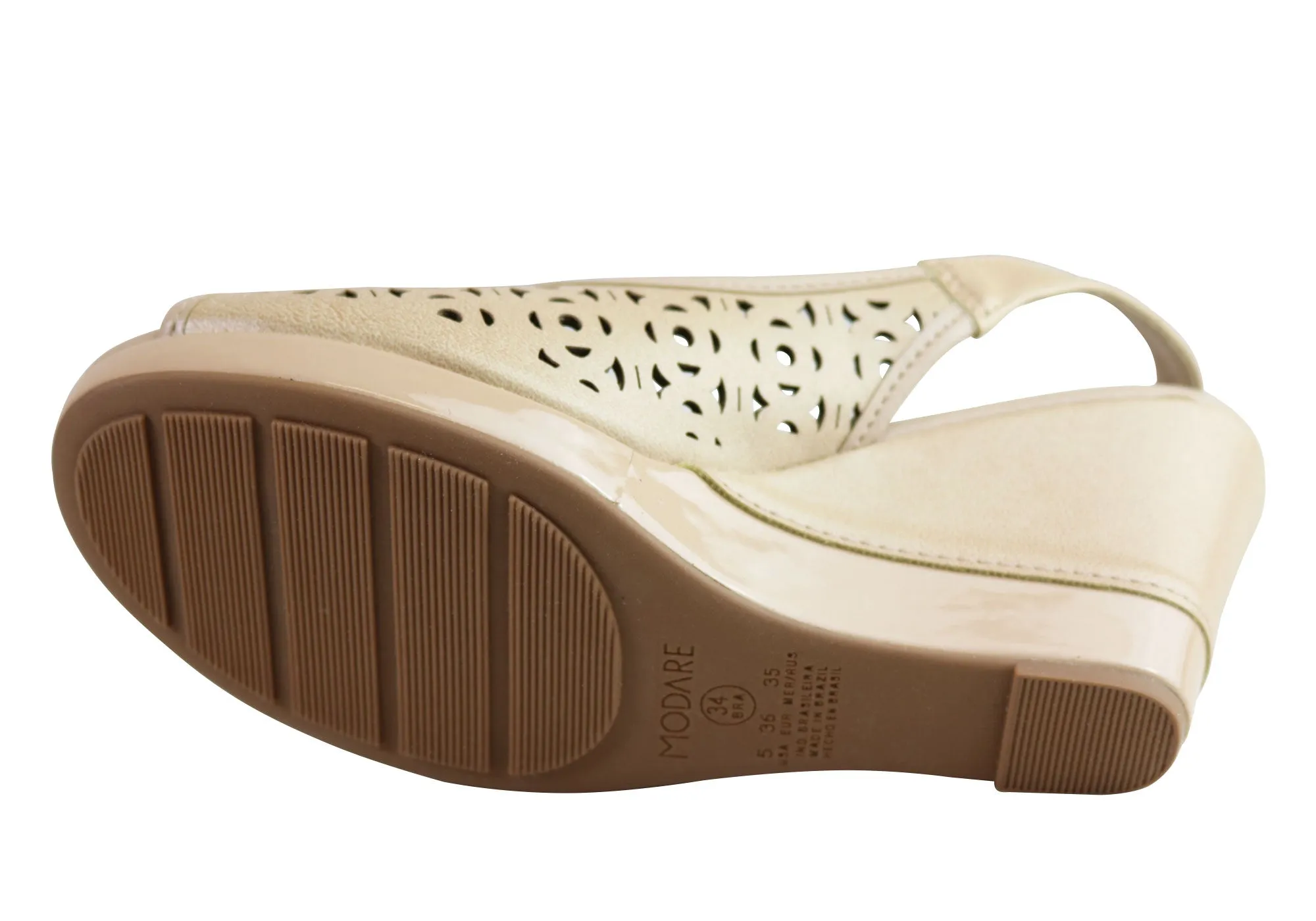 Modare Ultraconforto Eva Damen Komfort Keil-Sandalen Hergestellt in Brasilien Modare Schuhe