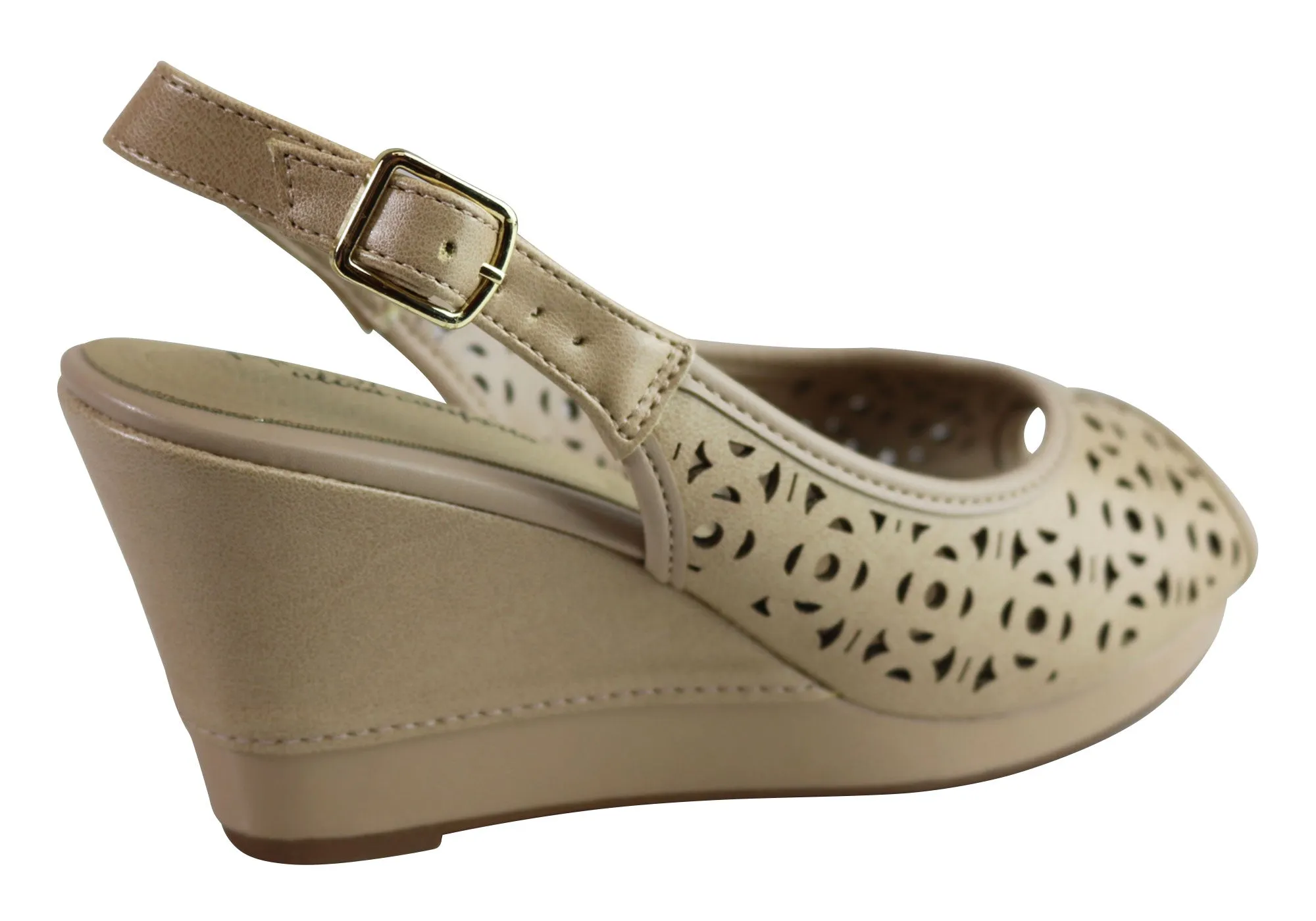 Modare Ultraconforto Eva Damen Komfort Keil-Sandalen Hergestellt in Brasilien Modare Schuhe