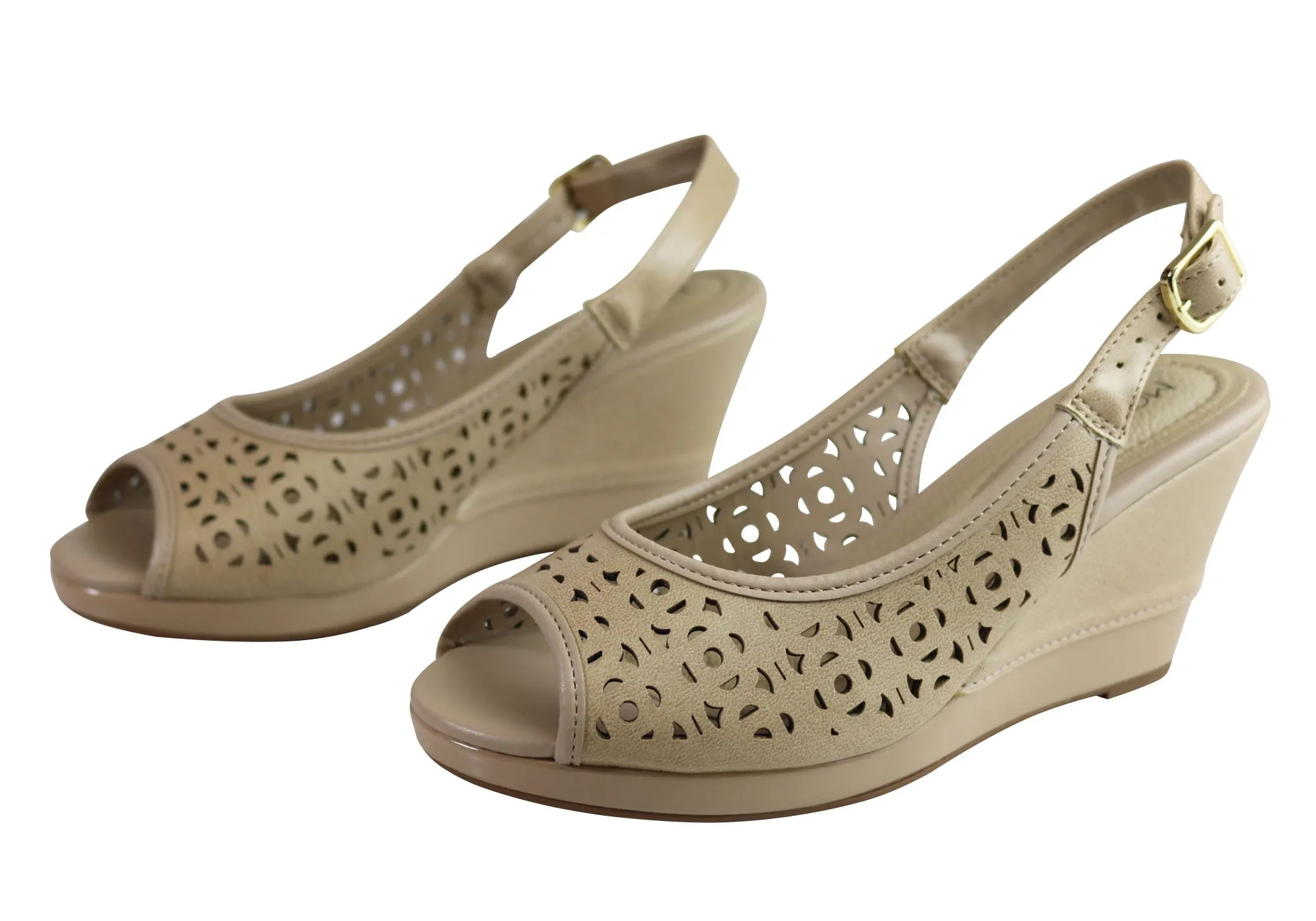 Modare Ultraconforto Eva Damen Komfort Keil-Sandalen Hergestellt in Brasilien Modare Schuhe