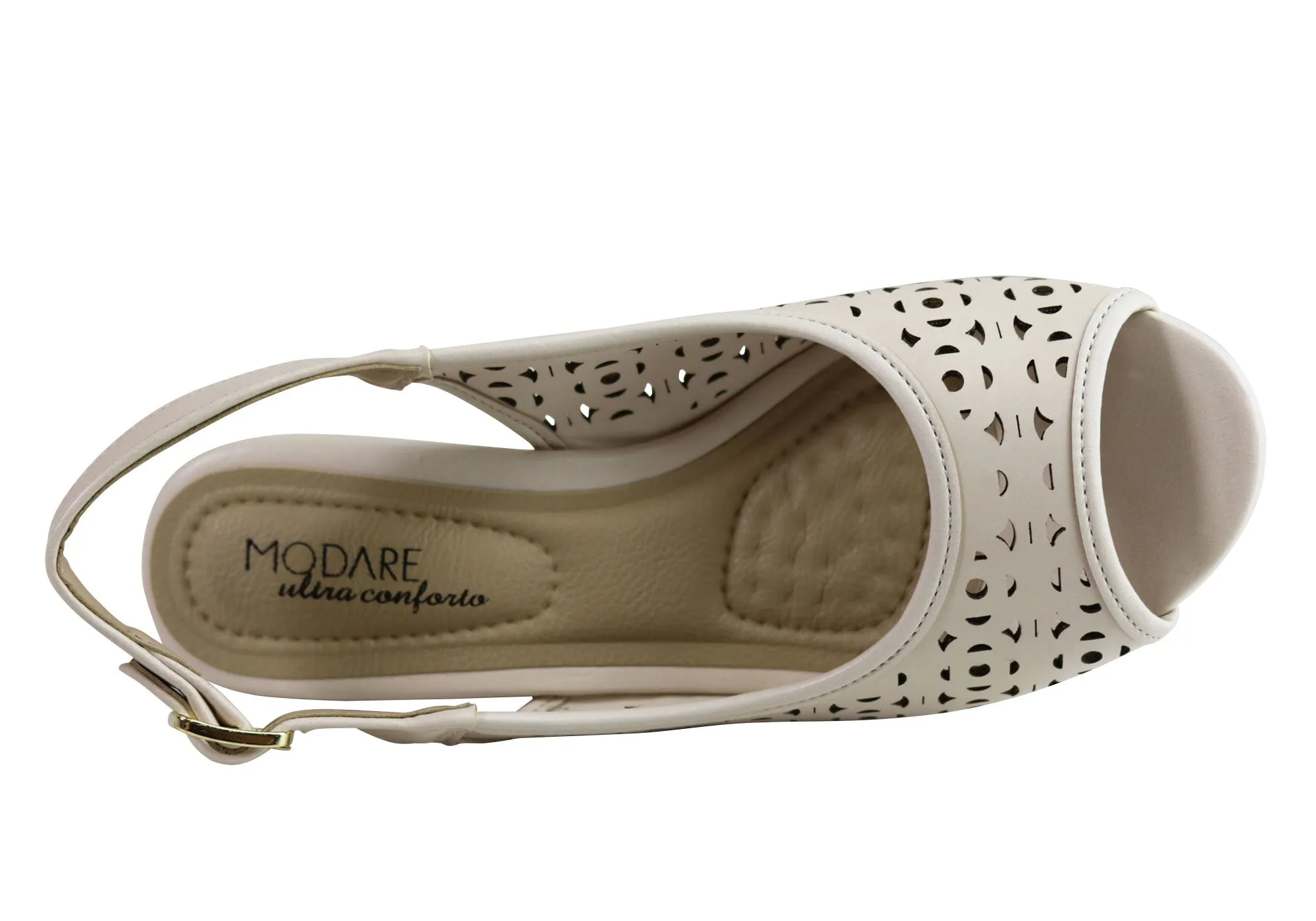 Modare Ultraconforto Eva Damen Komfort Keil-Sandalen Hergestellt in Brasilien Modare Schuhe