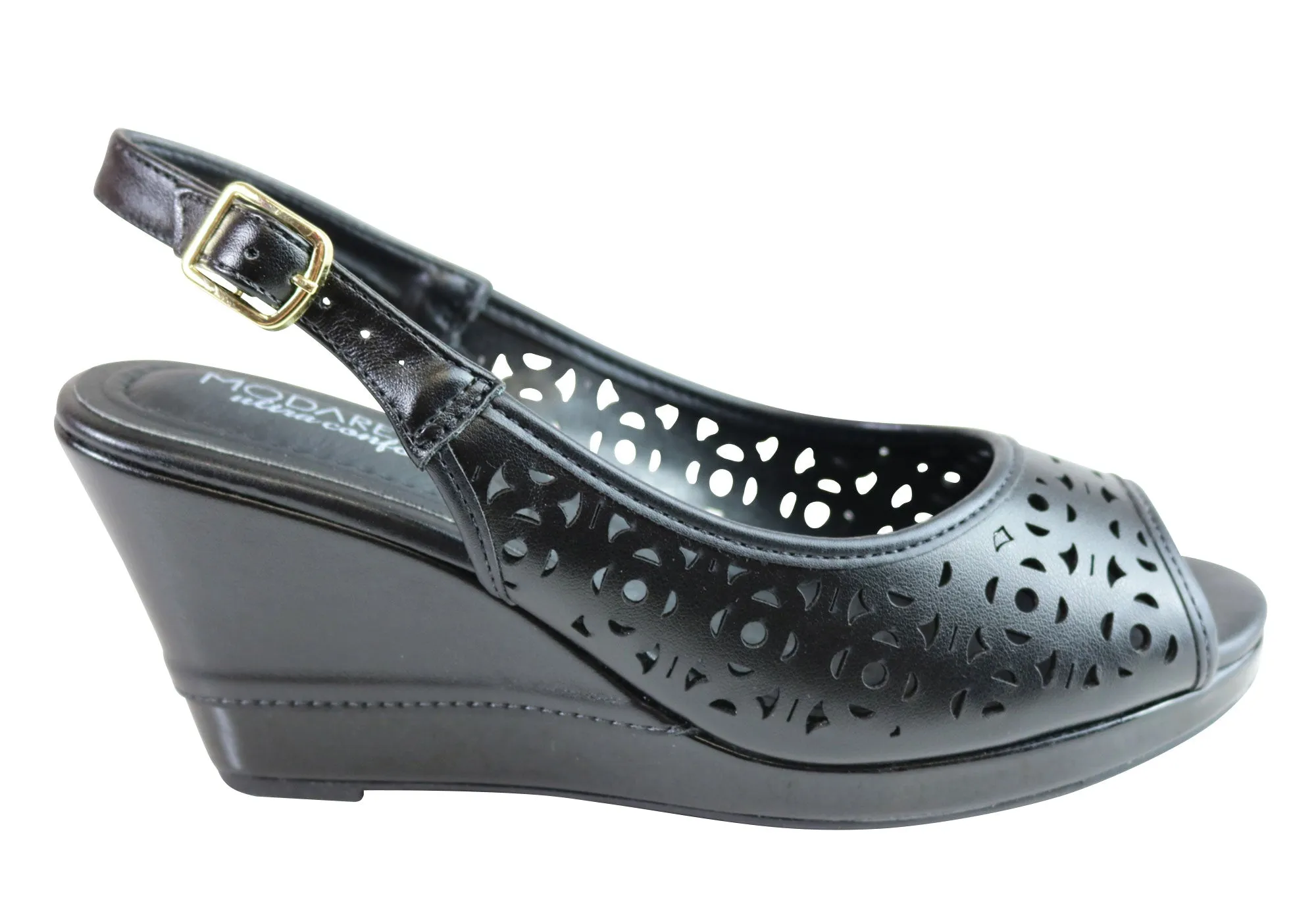 Modare Ultraconforto Eva Damen Komfort Keil-Sandalen Hergestellt in Brasilien Modare Schuhe