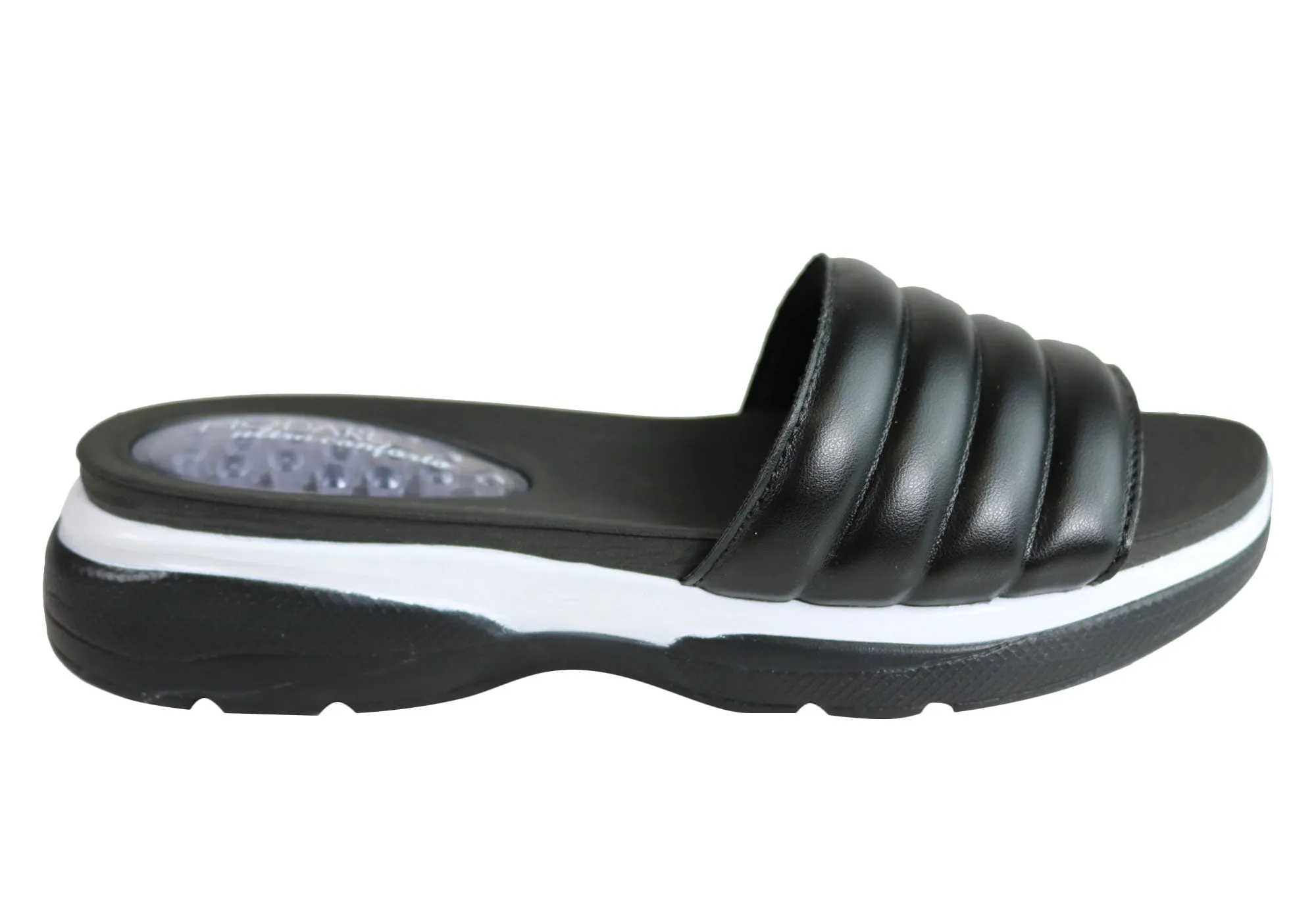 Modare Ultraconforto Mischa Damen Gepolsterte Sandalen Hergestellt in Brasilien Modare Schuhe