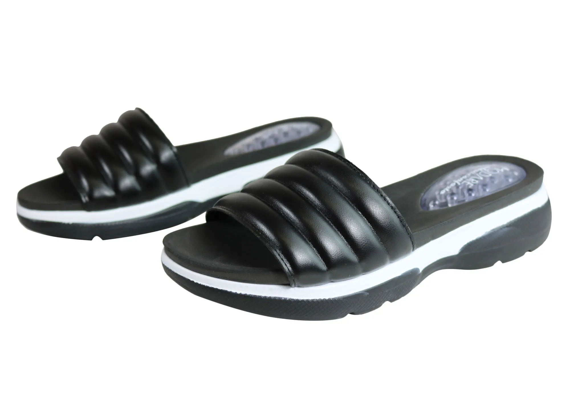 Modare Ultraconforto Mischa Damen Gepolsterte Sandalen Hergestellt in Brasilien Modare Schuhe