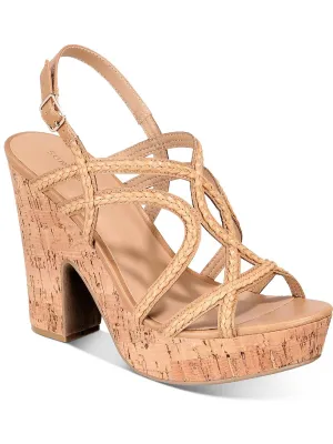 Nadiya Damen Korkplateau Pantoletten Ecco Schuhe