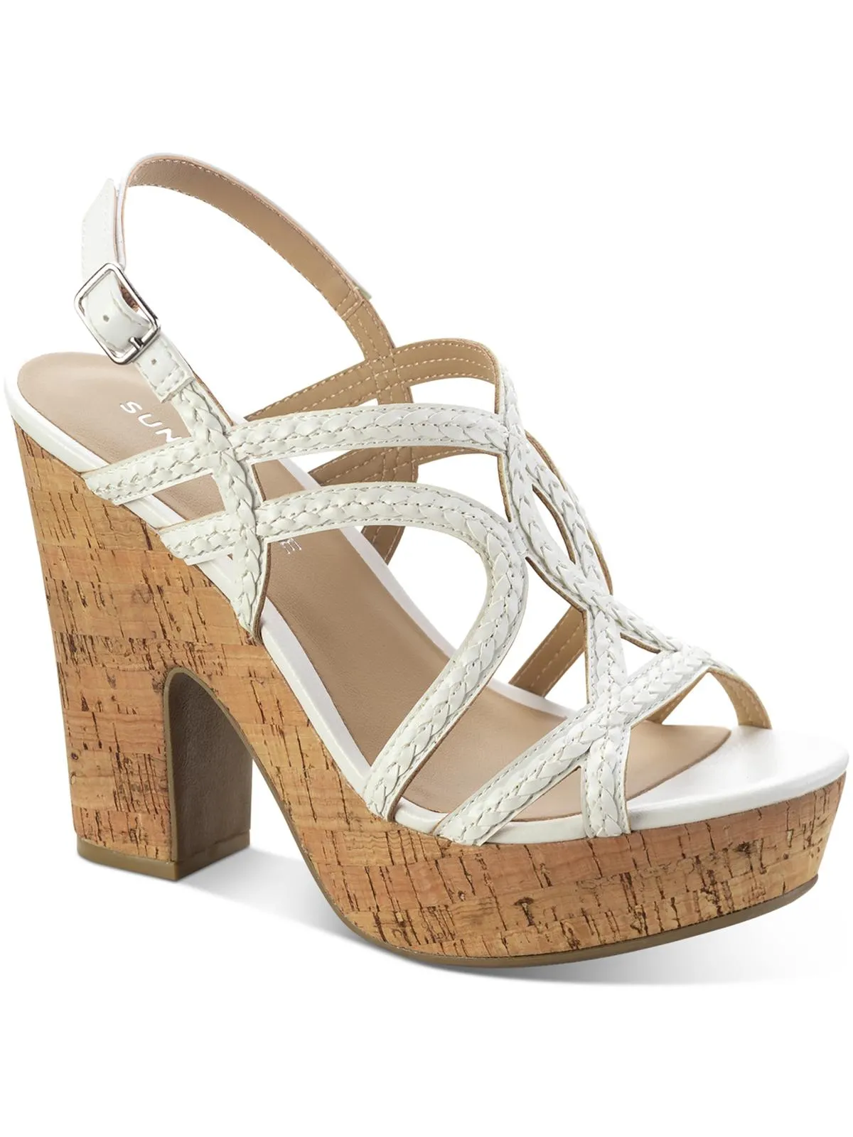 Nadiya Damen Korkplateau Pantoletten Ecco Schuhe
