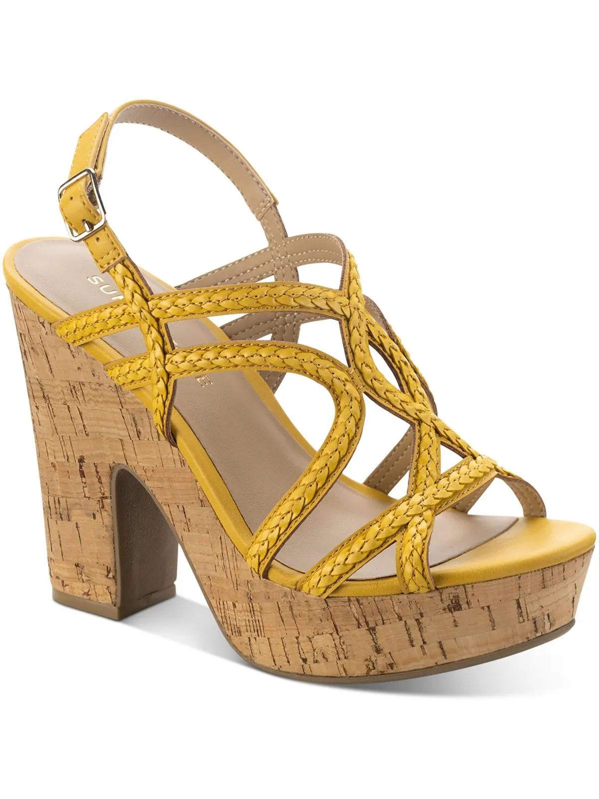 Nadiya Damen Korkplateau Pantoletten Ecco Schuhe