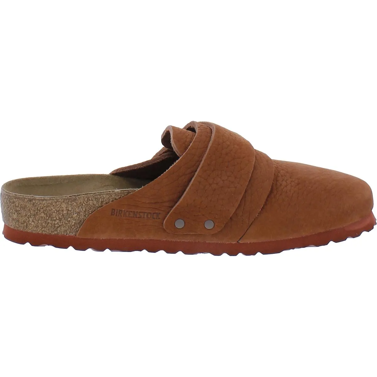 Nagoya Damen Nubuck Clogs mit genarbter Oberfläche