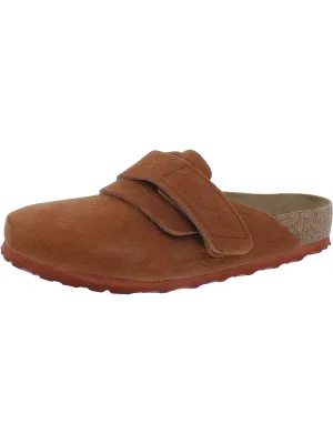 Nagoya Damen Nubuck Clogs mit genarbter Oberfläche