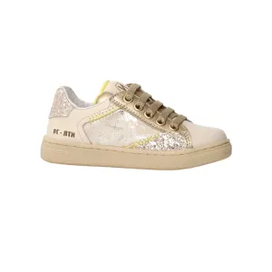 Naturino Mädchen (Größen 33-35) Quar Reißverschluss Milch/Platin/Glitzer Naturino Kinderschuhe