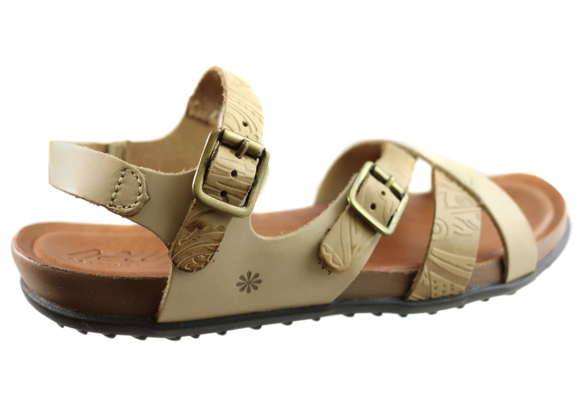 New Face Island Damen Bequeme Ledersandalen Hergestellt In Brasilien New Face Schuhe