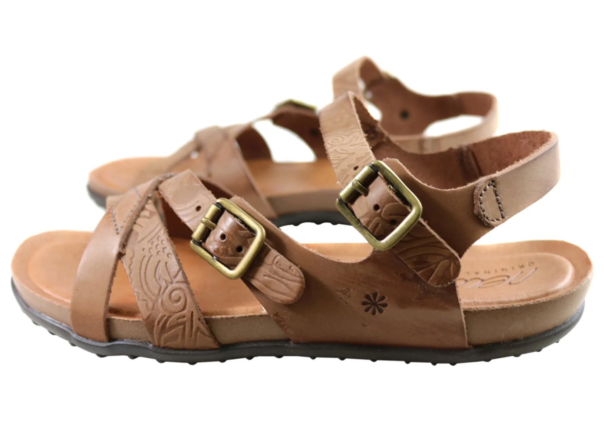 New Face Island Damen Bequeme Ledersandalen Hergestellt In Brasilien New Face Schuhe